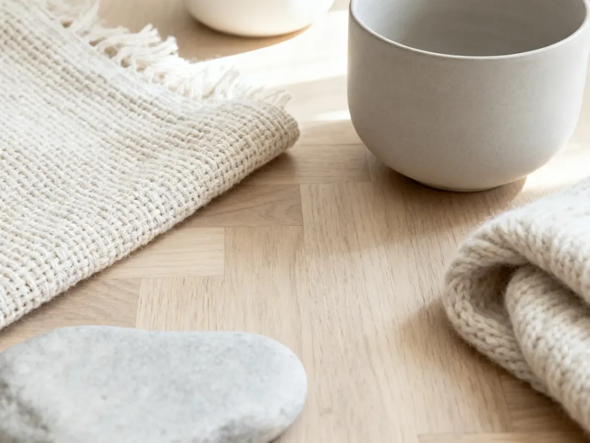 Naturalne materiały w skandynawskim wnętrzu: drewno, len, wełna i ceramika